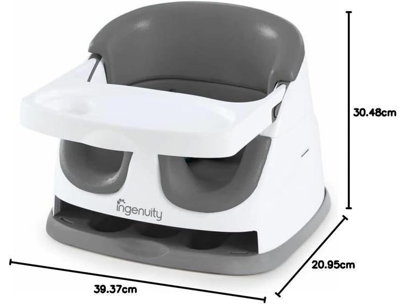 Ingenuity Asiento Elevador 2 en 1, gris pizarra