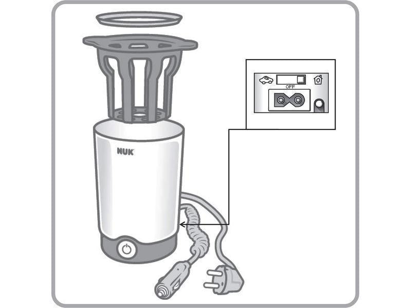 Calentador de biberones NUK Thermo Express Plus