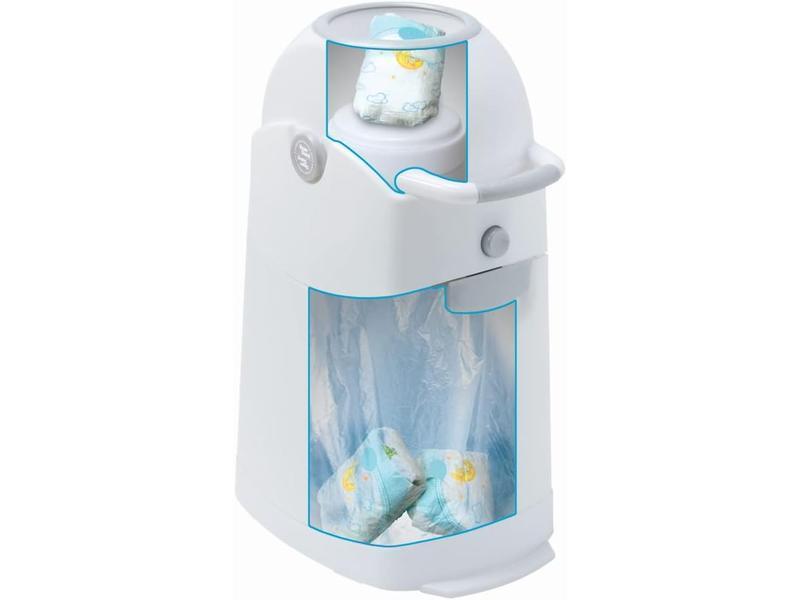 Diaper Champ - Cubo para pañales (capacidad para 50 pañales, tamaño mediano)