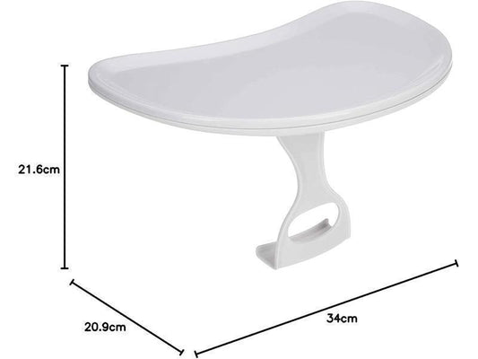 Nuby - Bandeja para Asiento de Espuma, Color, Blanco