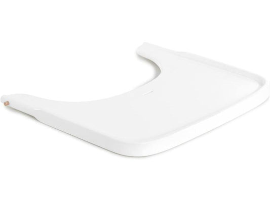 hauck Bandeja Trona Madera de Haya Certificada FSC® para Alpha Plus y Beta Plus - Accesorio Trona Evolutiva Comer con Borde Elevado - Tablero Superficie lisa - para Niños de 6-36 Meses - White
