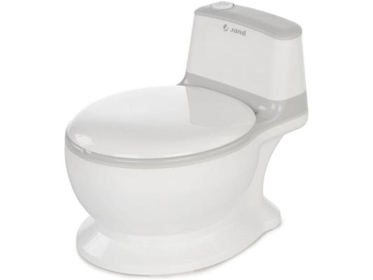 Jané First Potty, Orinal Aprendizaje, con Sonido, Fácil Limpieza, Antideslizante, Antisalpicaduras, Cubeta Extraíble