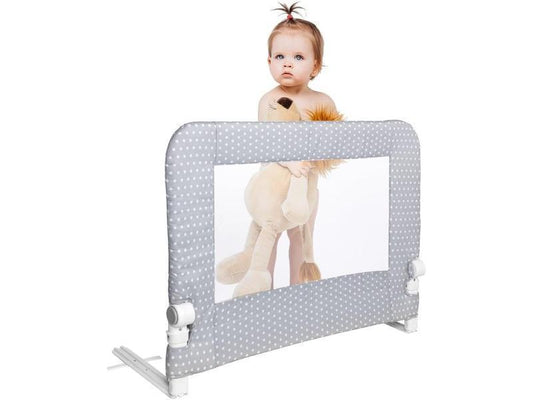 Interbaby Barrera Seguridad Niños Cama Abatible 90 cm | Barrera Cama Niños Entre 18 Meses y 5 Años | Barandilla Cama Niño de Fácil Instalación, Segura, Compatible con Camas Nido | Estrella