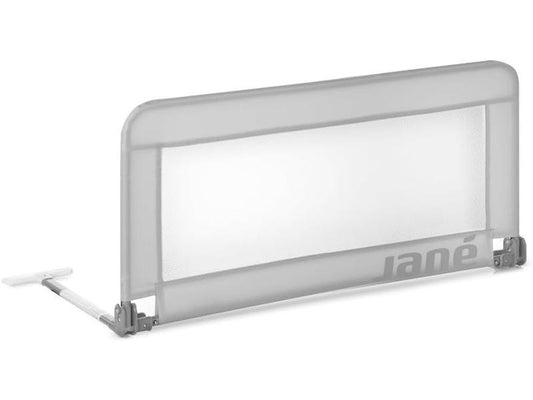 Jané Barrera de Cama Abatible, Largo 90 cm, Bolsa Transporte, Diseño Extra Alto, Transpirable, Gris