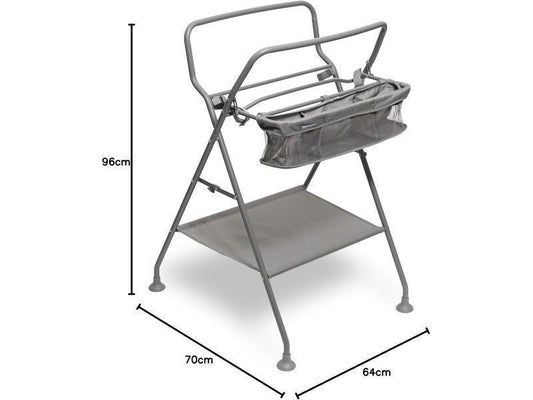 Twistshake Soporte Plegable para Bañera de Bebé con Compartimentos de Almacenamiento y Manguera de Drenaje sin Derrames | Soporte Ergonómico Ligero y Resistente para Bañera | Patas Antideslizantes