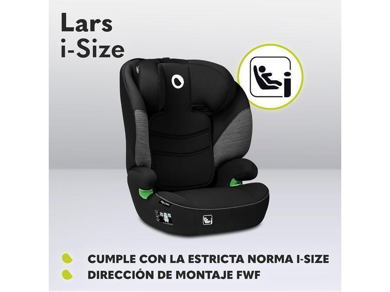 LIONELO LARS i-Size Silla de coche para bebés 100-150 cm Grupo 2 3, Protección lateral 10 grados de ajuste del reposacabezas Reposabrazos cómodos Respaldo extraíble Construcción ImpactGuard